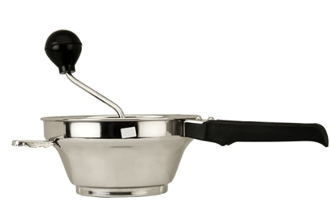 Anjali Puran Machine Delux stainless steel 5 attachements for different preparations with 5 Jali, Steel 5-piece farsan jali, puran jali, bundi jali,sev jali-CR02 - Image 3
